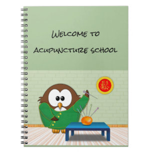 Chinesische Arzteule - Notizbuch Notizblock