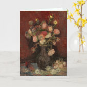 Chinesische Aster und Gladioli | Vincent van Gogh Karte (Gelbe Blume)