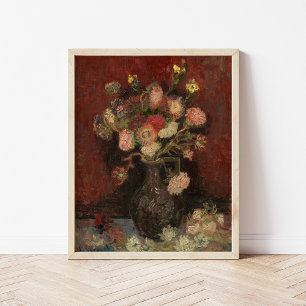 Chinesische Aster und Gladioli   Vincent van Gogh Poster