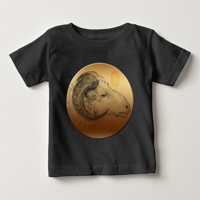 Chinesische Astrologie Zodiac Baby T-Shirt (Vorderseite)