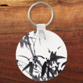 Chinesische Bambus-Tuschekunst Schlüsselanhänger (Vorderseite)