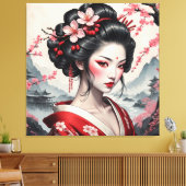 chinesische Beete Leinwanddruck (Insitu (Wohnzimmer))
