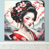 chinesische Beete Leinwanddruck (Insitu (Holzboden))