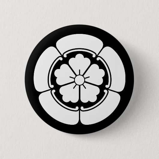 Chinesische Blume bei Goka Button (Vorderseite)