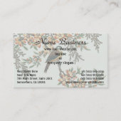 Chinesische Blume & Bird, Vintag Garden Visitenkarte (Vorderseite)