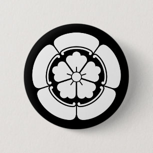 Chinesische Blume in Goka Button