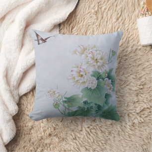 Chinesische Blume mit Butterfly Kissen