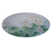 Chinesische Blume mit Butterfly Schneidebrett (Ecke)