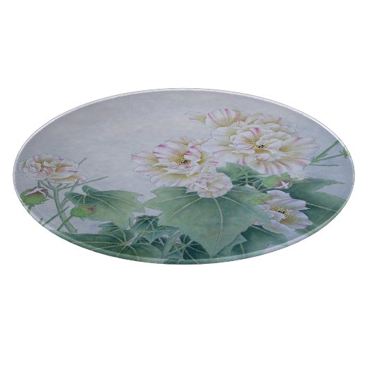 Chinesische Blume mit Butterfly Schneidebrett (Ecke)