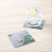 Chinesische Blume mit Butterfly Untersetzer (Vor Ort)
