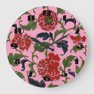 Chinesische Blume Uhr