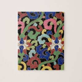 Chinesische Blumendarstellung Puzzle