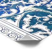 Chinesische Blumendekoration von Owen Jones Poster (Ecke)