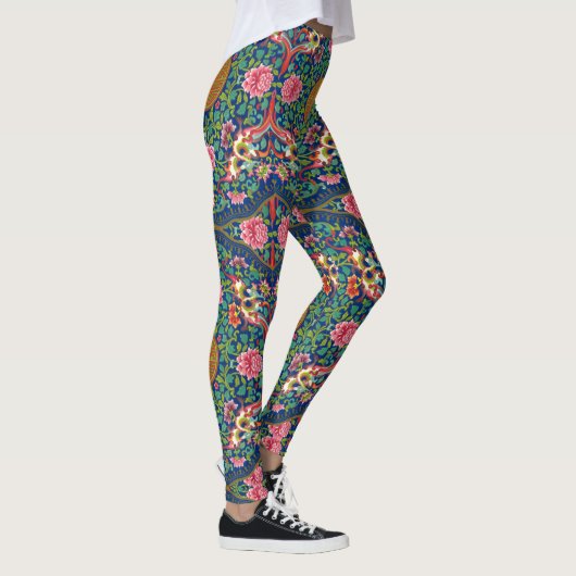 Chinesische botanische Leggings - Hübsch (Rechts)