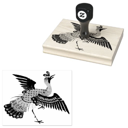 Chinesische Briefmarke für Vogelgrippe Gummistempel (Stempel)