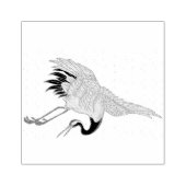 Chinesische Briefmarke für Vogelkrane Gummistempel (Prägung)