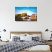 Chinesische Brücke über Godmanchester Leinwanddruck (Insitu (Schlafzimmer))