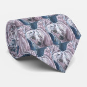 Chinesische Creme-Krawatte Krawatte (Gerollt)