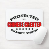 Chinesische Crested-Hunde-Sicherheit Mousepad (Mit Mouse)