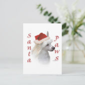 Chinesische Crested (Pulver) Feiertagspostkarte (Stehend Vorderseite)