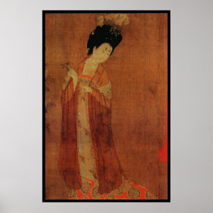 Chinesische Dame (iv) Poster
