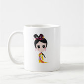 Chinesische Damen (2 Seiten) Kaffeetasse (Links)