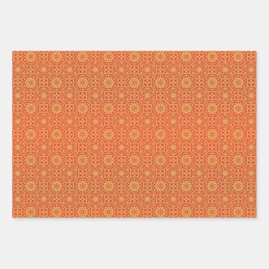 Chinesische Dekorationsmuster WP Geschenkpapier Set (Vorderseite)