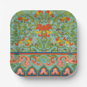 Chinesische Design Paper-Teller Pappteller (Vorderseite)