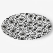 Chinesische Design Paper-Teller Pappteller (Schrägansicht)