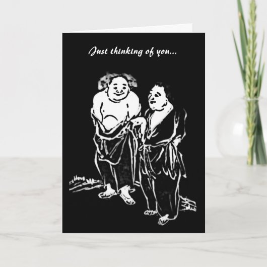 Chinesische Dichter denken an Sie Karte (Vorderseite)