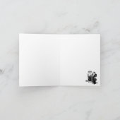 Chinesische Dichter Vielen Dank Dankeskarte (Innenseite)