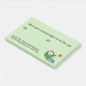 Chinesische Doktoreule - Posten-Es-Anmerkungen Post-it Klebezettel (angewinkelt)