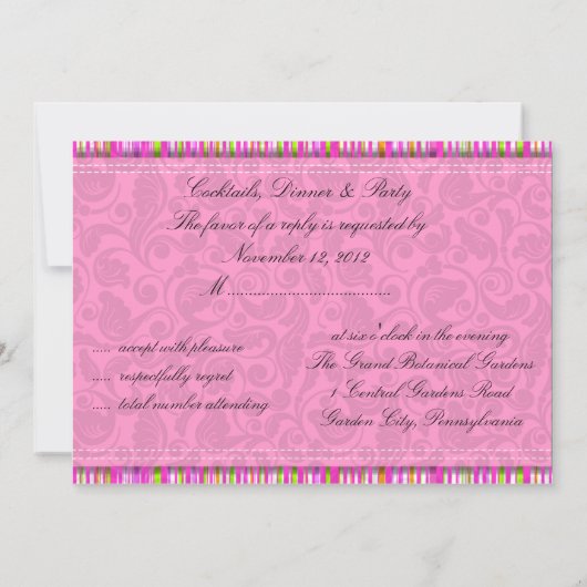 Chinesische doppelte einladung (Rückseite)