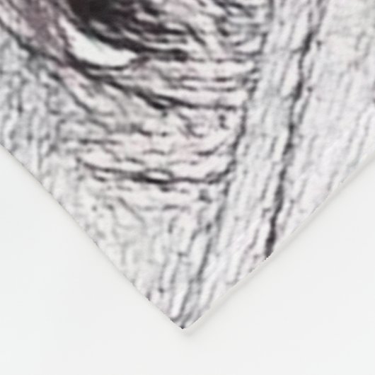 Chinesische Drache-Bleistift-Kunst Fleecedecke (Ecke)