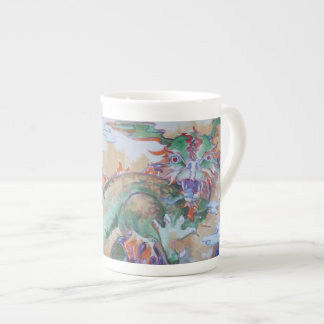 Chinesische Drache-Knochen-China-Tasse Porzellantasse