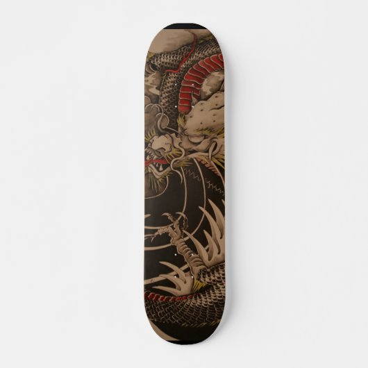 Chinesische Drache-Malerei Skateboard (Vorne)