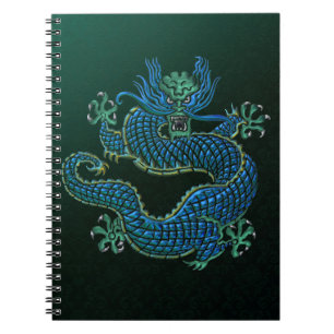 Chinesische Drache-Verzierung Notizblock