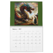 chinesische Drachen #2 Kalender (Feb 2027)