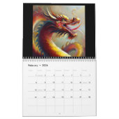chinesische Drachen #3 Kalender (Feb 2026)