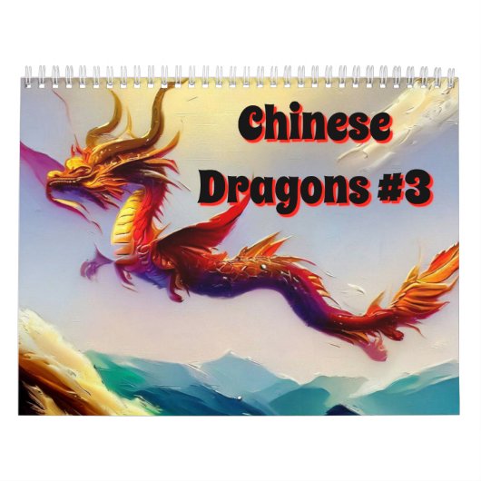 chinesische Drachen #3 Kalender (Titelbild)