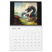 chinesische Drachen #3 Kalender (Jan 2027)