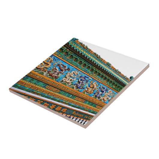 Chinesische Drachen Fliese (Seite)