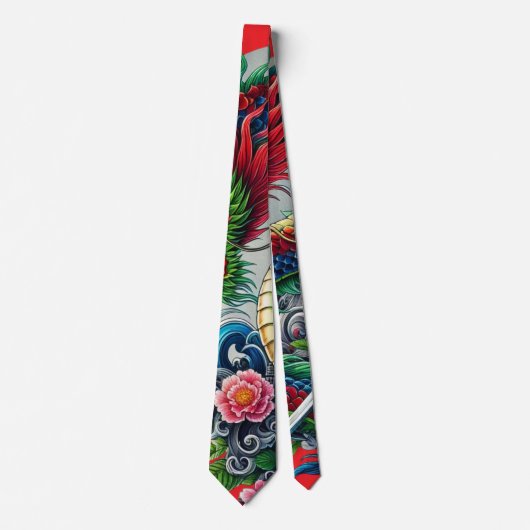 Chinesische Drachen-Leggings Krawatte (Vorderseite)