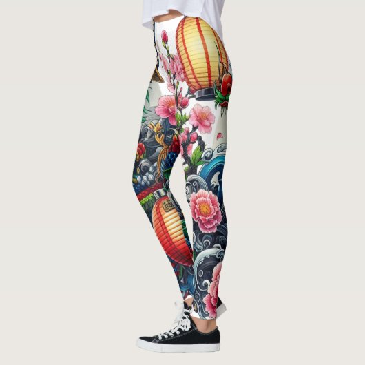 Chinesische Drachen-Leggings Leggings (Links)