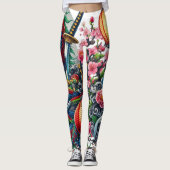 Chinesische Drachen-Leggings Leggings (Vorderseite)