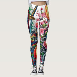 Chinesische Drachen-Leggings Leggings