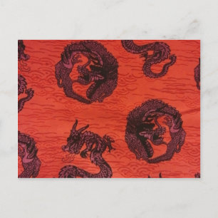 chinesische Drachen Postkarte