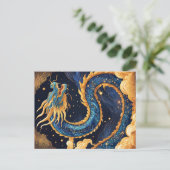 chinesische Drachen-Postkarte Postkarte (Stehend Vorderseite)