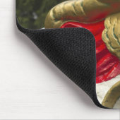 Chinesische Drachenbootfigur, Stanley Park Mousepad (Ecke)