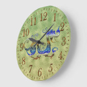 Chinesische Drachenfantasy Art Designer Geschenkuh Große Wanduhr (Winkel)